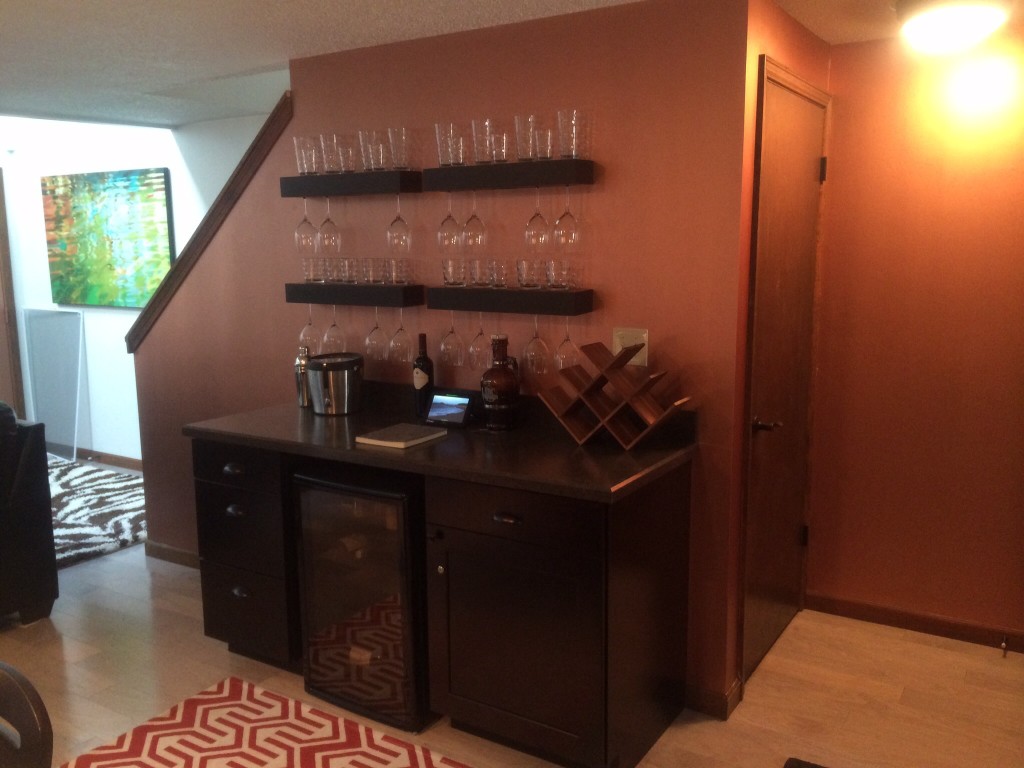 Copper bar wall