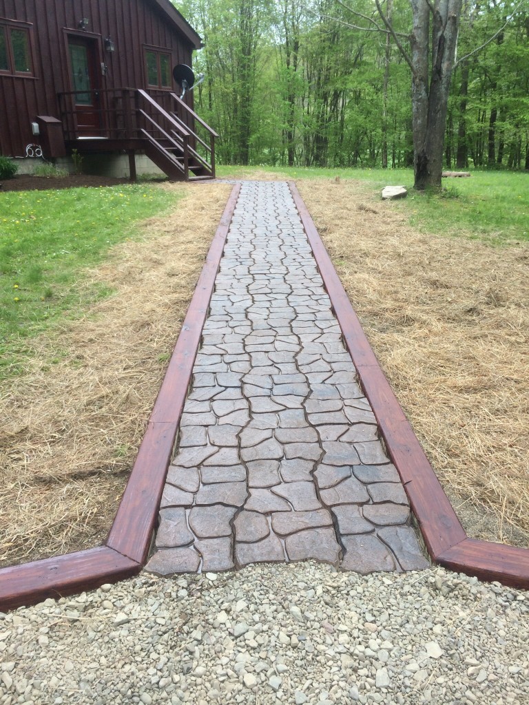 After with new paver walkway